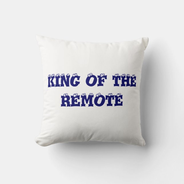 Pillow-Comical King van de afstandsbediening Kussen (Voorkant)