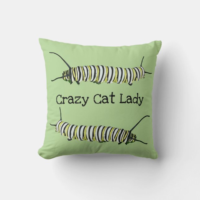 Pillow Crazy Cat Lady Kussen (Voorkant)