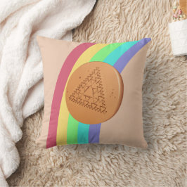 Pillow Dalgona Multiple Triangle - Zijdelings Uitz Kussen