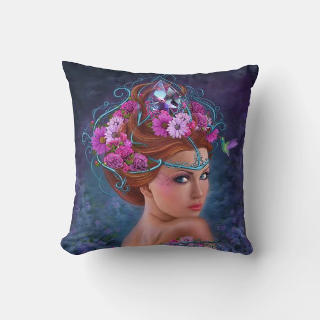 Pillow Flower koningin Kussen (Voorkant)