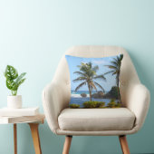 Pillow, fotografie, Barbados, oceaan, palmboom Kussen (Stoel)