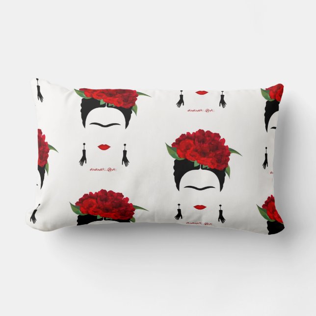 Pillow Frida Kahlo for Home Decor, Mexicaanse kuns Kussen (Voorkant)