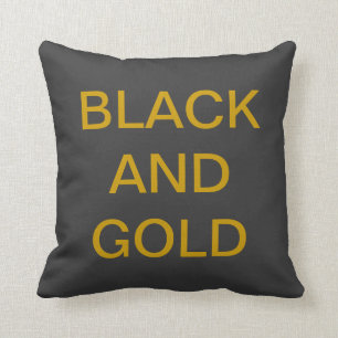 PILLOW GAAT STEELERS ZWART EN GOLD KUSSEN