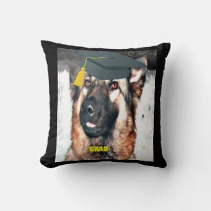 Pillow German Shepherd Afstudeerder Kussen