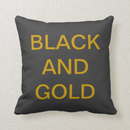 PILLOW GO STEELERS BLACK EN GOLD KUSSEN
