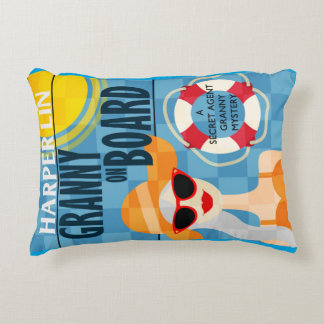 PILLOW Granny aan boord van Harper Lin Book Hoesje Accent Kussen