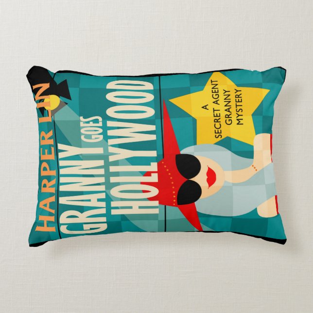PILLOW Granny Goes Hollywood Harper Lin Book Hoesj Accent Kussen (Voorkant)
