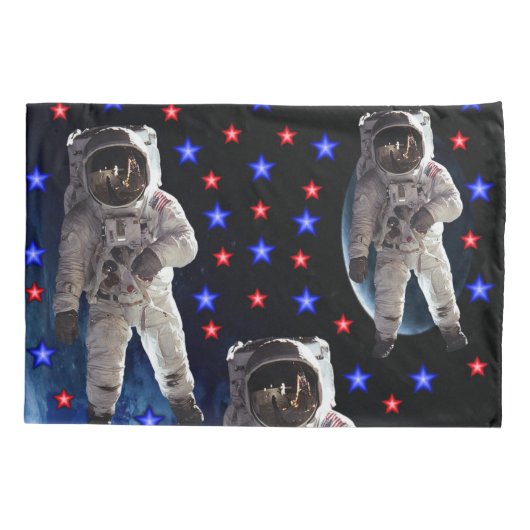 Pillow Hoesje Astronauts Kussensloop (Achterkant)