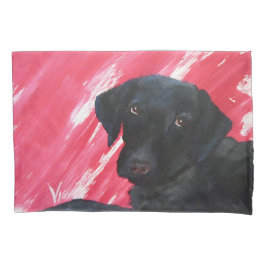 Pillow-hoesje, Black lab Kussensloop