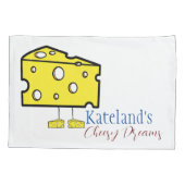 Pillow Hoesje Cheesy Dreams Kussensloop (Achterkant)