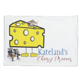Pillow Hoesje Cheesy Dreams Music Kussensloop (Achterkant)