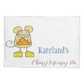 Pillow Hoesje Cheesy Mousey Pie Kussensloop (Achterkant)