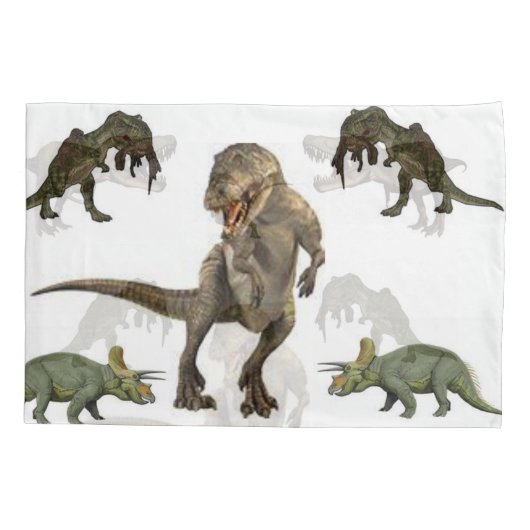 Pillow Hoesje Dinosaur Kussensloop (Achterkant)