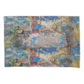 Pillow Hoesje Floral Abstract blauw Kussensloop (Voorkant)