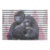 Pillow Hoesje Pineapple Gorilla Kussensloop (Achterkant)