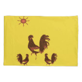 Pillow Hoesje Rooster Kussensloop (Achterkant)