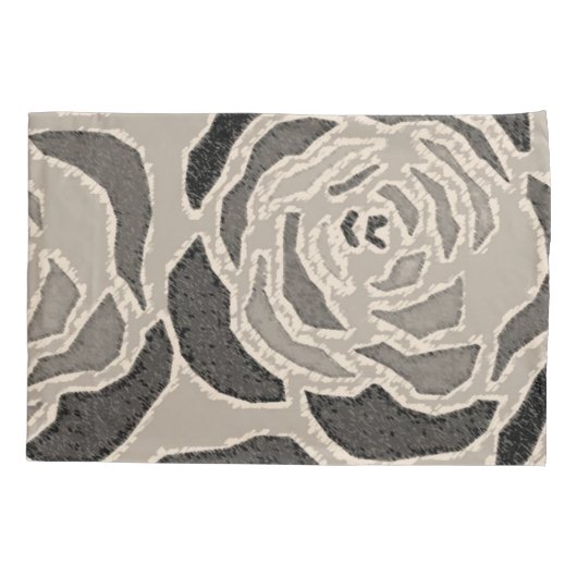 Pillow Hoesje Sepia Leopard Kussensloop (Achterkant)