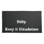 Pillow-Hoesjes Houd het handvat zwart Kussensloop (Achterkant)