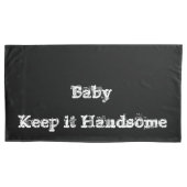 Pillow-Hoesjes Houd het handvat zwart Kussensloop (Voorkant)