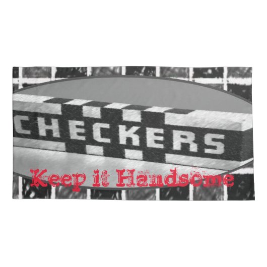 Pillow-Hoesjes Houd het handvat zwart Kussensloop (Achterkant)