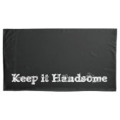 Pillow-Hoesjes Houd het handvat zwart Kussensloop (Voorkant)