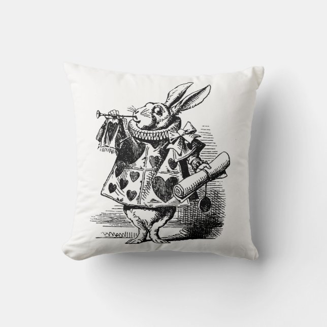 Pillow  illustratie Alice in Wonderland Kussen (Voorkant)