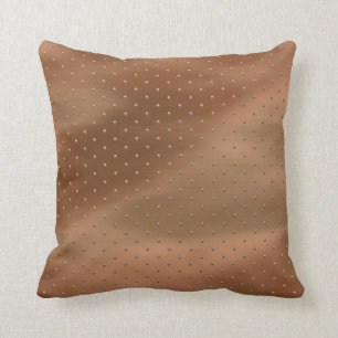 Pillow in Bronze Beaded Kijk Kussen