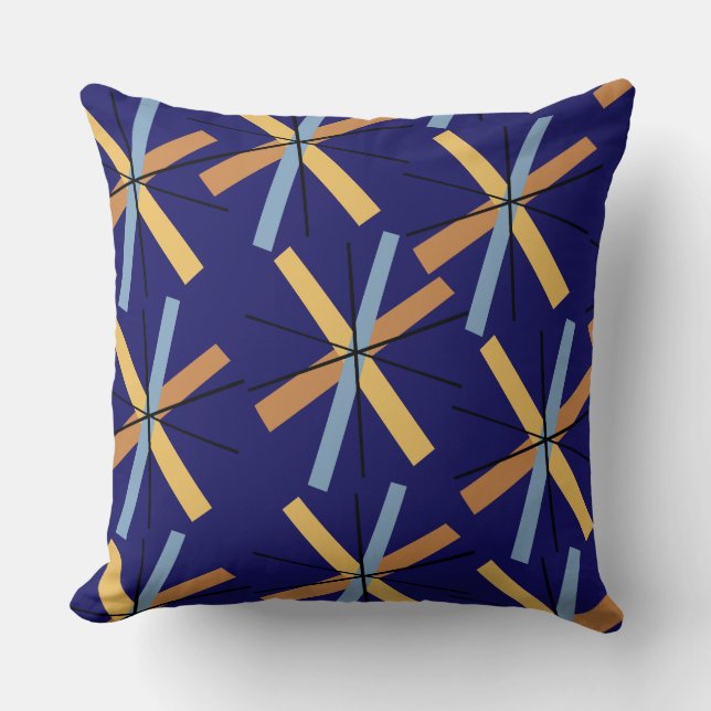 Pillow in Mid-Century Modern stijl Kussen (Voorkant)
