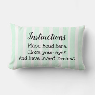 Pillow Instruction, Sweet Dreams Kussen