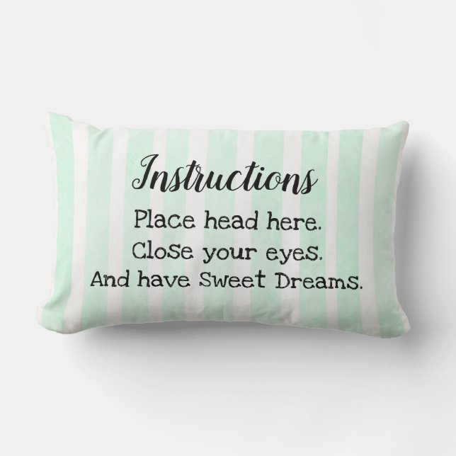 Pillow Instruction, Sweet Dreams Kussen (Voorkant)