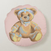 Pillow Jewlery Beer Rond Kussen (Achterkant)