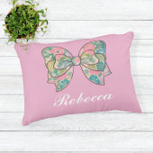 pillow kid bow bedroom accent kussen