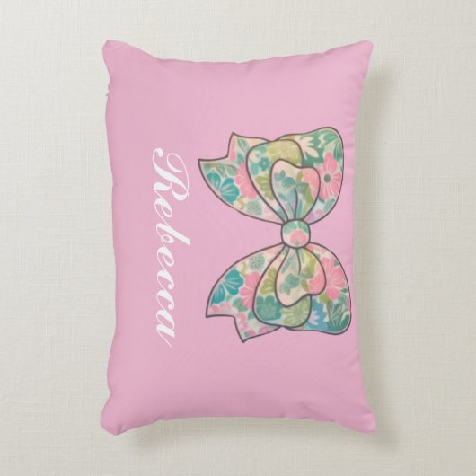pillow kid bow bedroom accent kussen (Voorkant(Verticaal))