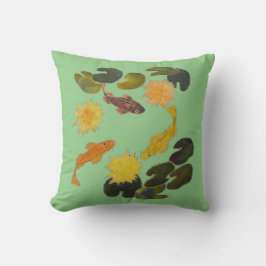 Pillow - Koi en Lilly Pads Kussen