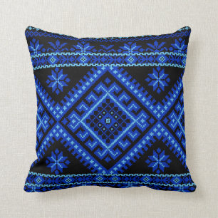 Pillow LARGE Ukraine Cross Stitch Print Kussen