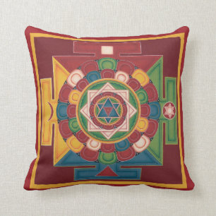 PILLOW - Mandala van de 5 aardelementen Kussen