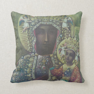 Pillow met Black Madonna en Child Kussen