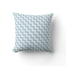 Pillow of Cushion, Blue en White Chevrons