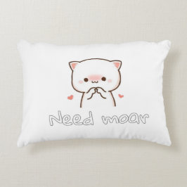 Pillow of Realistic Cat – Need Moar Calm Accent Kussen