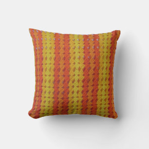 Pillow - Oranje Afghaans patroon Kussen