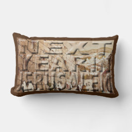 Pillow Passover 13 x 21 Jerusalem Kussen