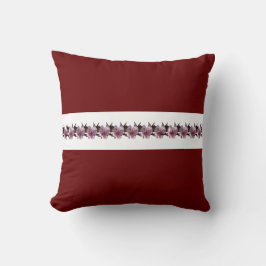Pillow - Plum Blossom op White Stripe Kussen