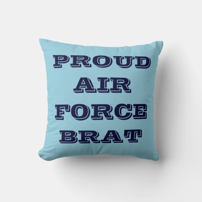 Pillow Proud Air Force Brat Kussen (Voorkant)