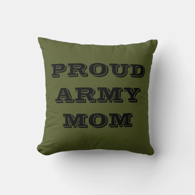 Pillow Proud Army Mam Kussen (Voorkant)