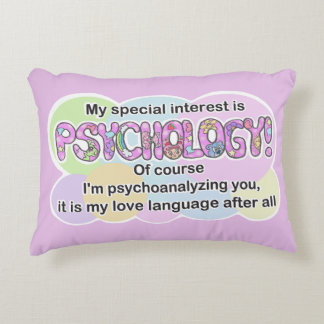 Pillow Psychology Love Language (ADHD, Autistic) Accent Kussen