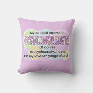 Pillow Psychology Love Language (ADHD, Autistic) Kussen