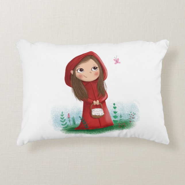 Pillow Red Ridding Hood Accent Kussen (Voorkant)