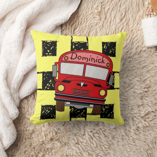 Pillow School Bus Kussen (Deken)