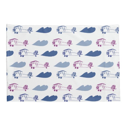 Pillow Sham Speelgoed-vliegtuig Kussensloop (Achterkant-Rechts)