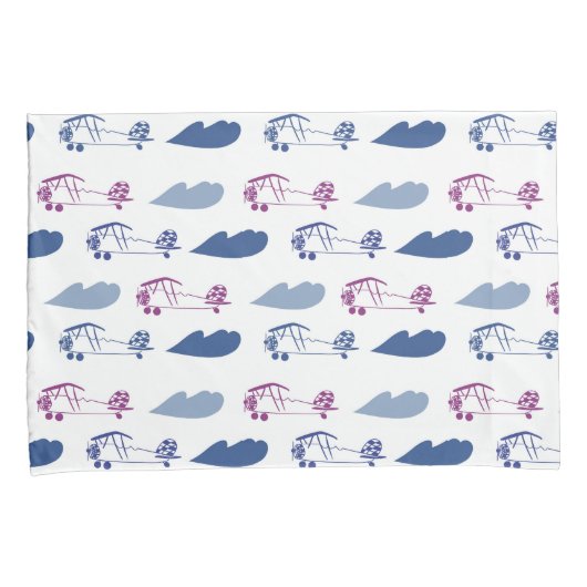 Pillow Sham Speelgoed-vliegtuig Kussensloop (Voorkant-Rechts)